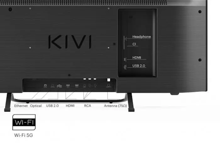 Televizor Kivi 32F770QB, negru