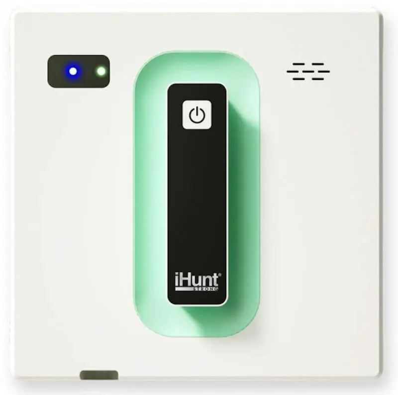 Robot pentru curățarea ferestrelor iHunt Smart Window 4 Supreme Twin Spray, alb/verde