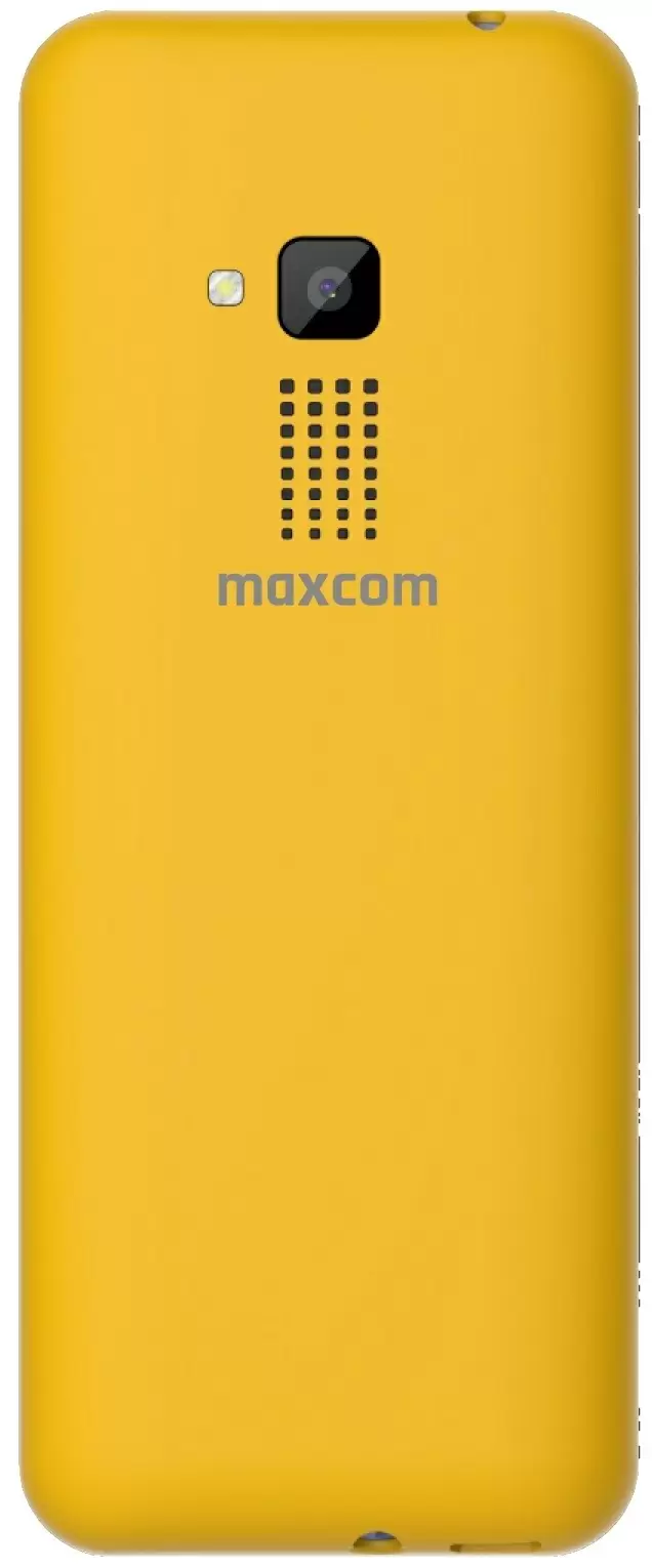 Мобильный телефон Maxcom MM139, желтый