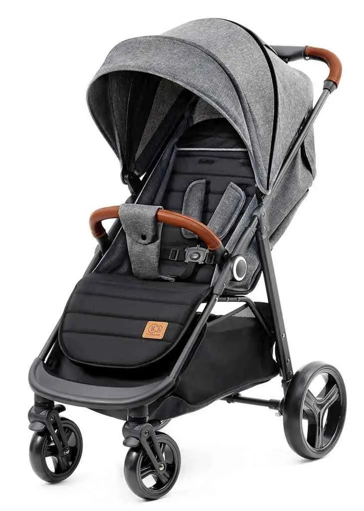 Коляска KinderKraft Grande Plus, серый
