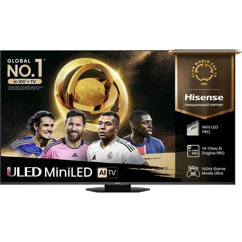 Телевизор Hisense 75U8Q, черный