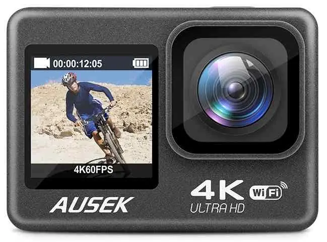 Cameră video sport Ausek AT-Q60AR, negru pe tehnoparc.md Cameră video sport Ausek AT-Q60AR, negru