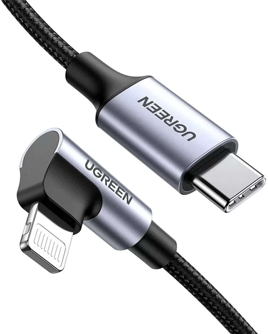 USB Кабель Ugreen US305 Type-C to Lightning 1.5m, черный