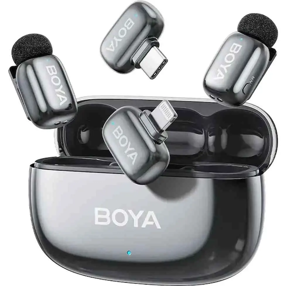 Microfon Boya Mini 2-01, gri