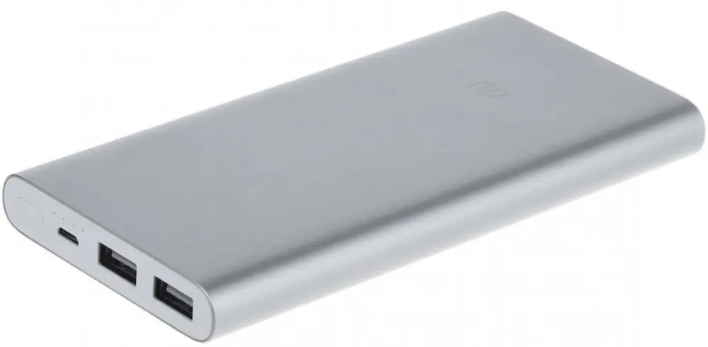 Acumulator Xiaomi Mi Power Bank 2S, 10000 mAh, argintiu