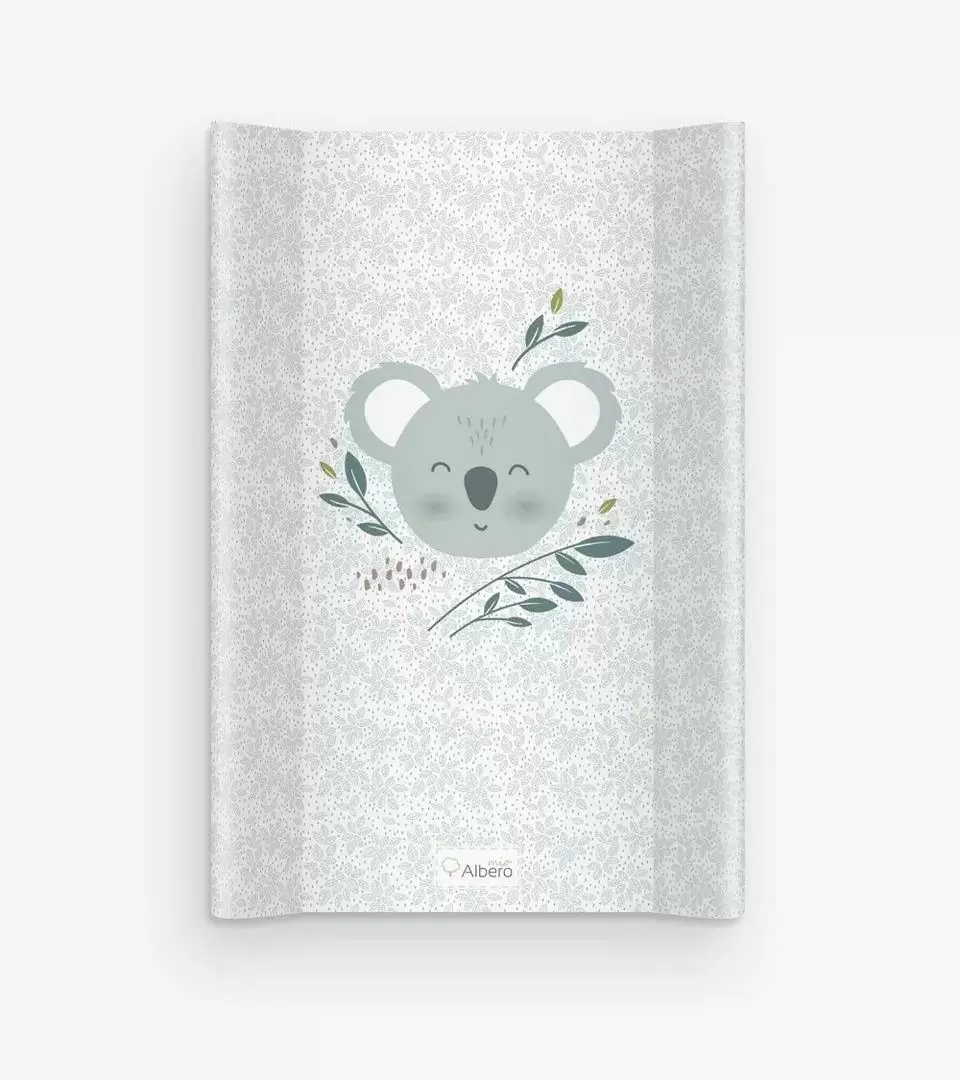 Saltea de înfăşat Albero mio Koala A003, alb/gri