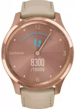 Smartwatch Garmin vívomove Luxe Rose Gold-Beige Leather