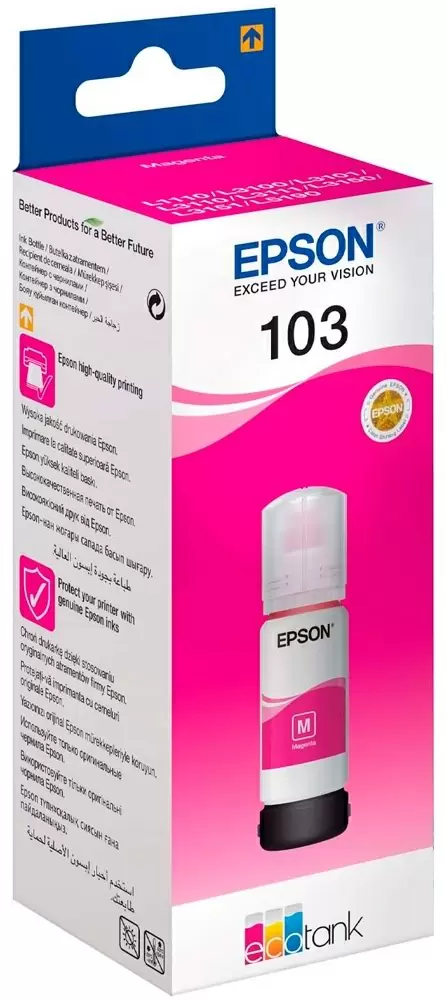Recipient de cerneală Epson 103 EcoTank, magenta