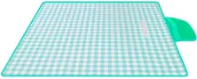 Pătură pentru camping 4Life Oxford Green Square 150x200cm, verde