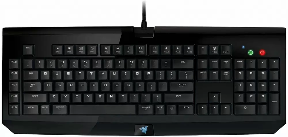 Клавиатура Razer BlackWidow Green Switch RU, черный