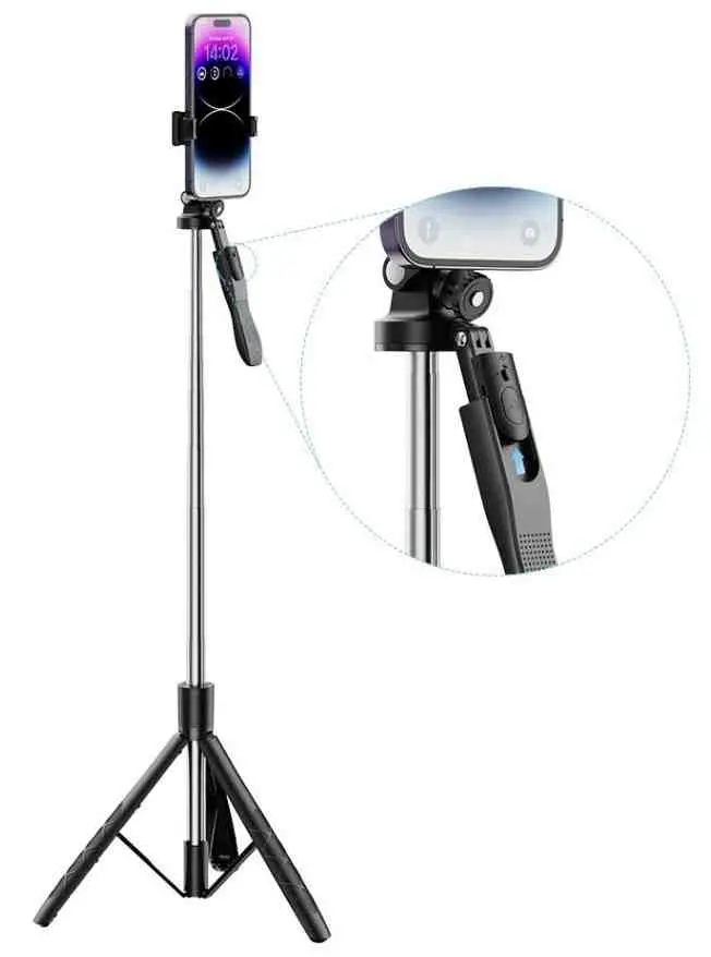 Monopod pentru selfie XO SS15, negru