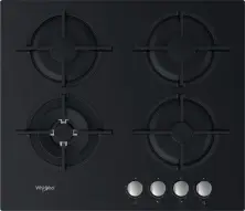Plită incorporabilă cu gaz Whirlpool AKT 625 NB, negru