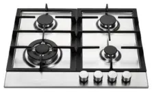 Plită incorporabilă cu gaz Bauer GH-604 SS02, inox