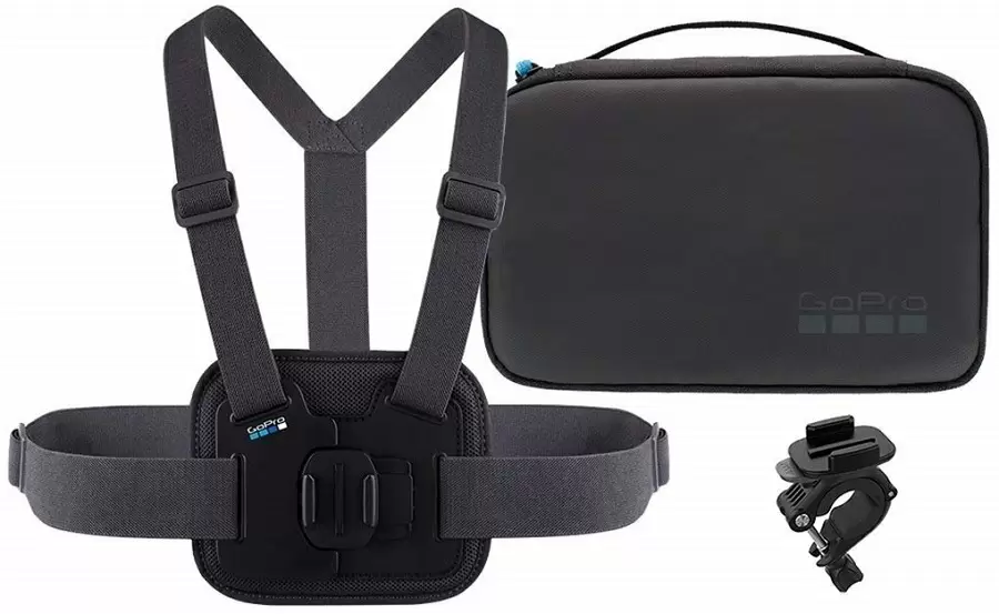 Kit de montare GoPro Action Accessories Kit, negru