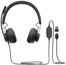 Căşti Logitech Zone, negru