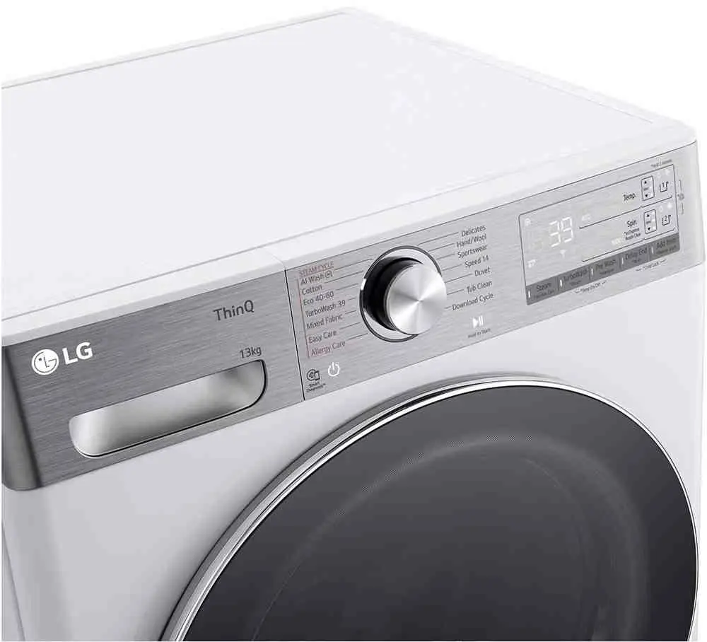 Maşină de spălat rufe LG F4WR913P3WA, alb