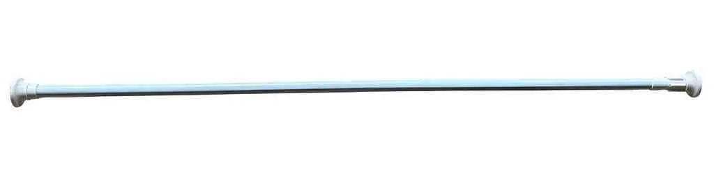 Șină pentru perdele de baie 4Life Shower Rod 140-260cm, alb