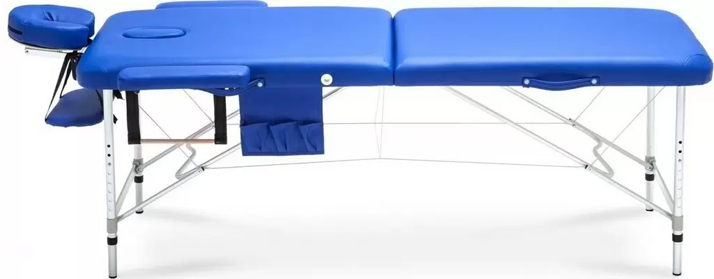 Массажный стол двухсекционный BodyFit 553 XXL, синий