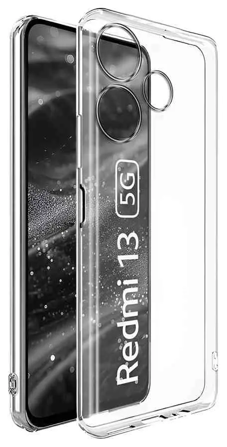 Чехол WOO Soft TPU Redmi 13 Clear (WOOCSCXR13CL), прозрачный на tehnoparc.md Чехол WOO Soft TPU Redmi 13 Clear (WOOCSCXR13CL), прозрачный