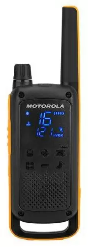 Stație radio portabilă Motorola Talkabout T82 Extreme Quad Pack, negru/galben