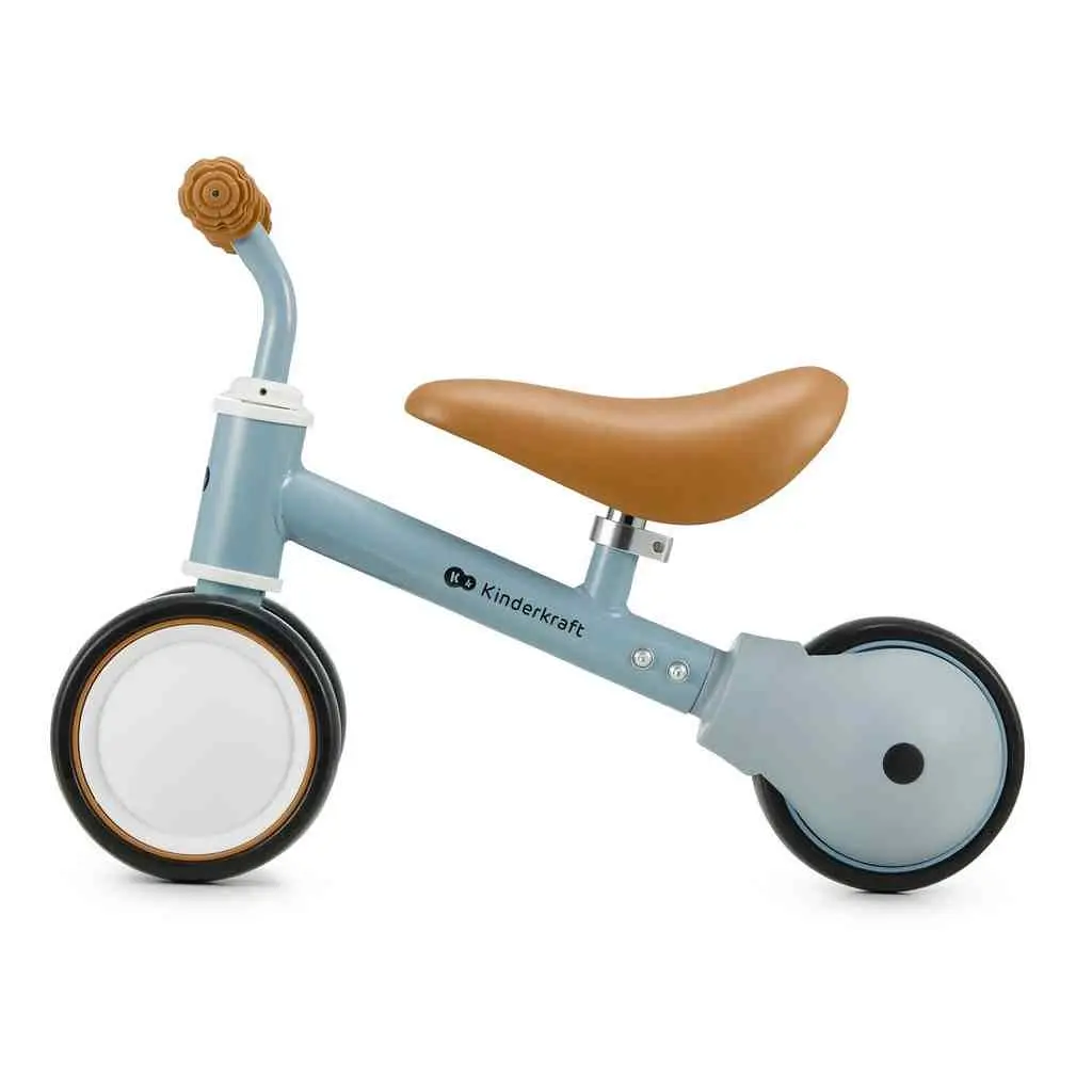 Bicicletă fără pedale KinderKraft Cutie, albastru deschis