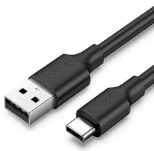 Cablu USB Ugreen Type-C To USB-A 2m, negru pe tehnoparc.md Cablu USB Ugreen Type-C To USB-A 2m, negru
