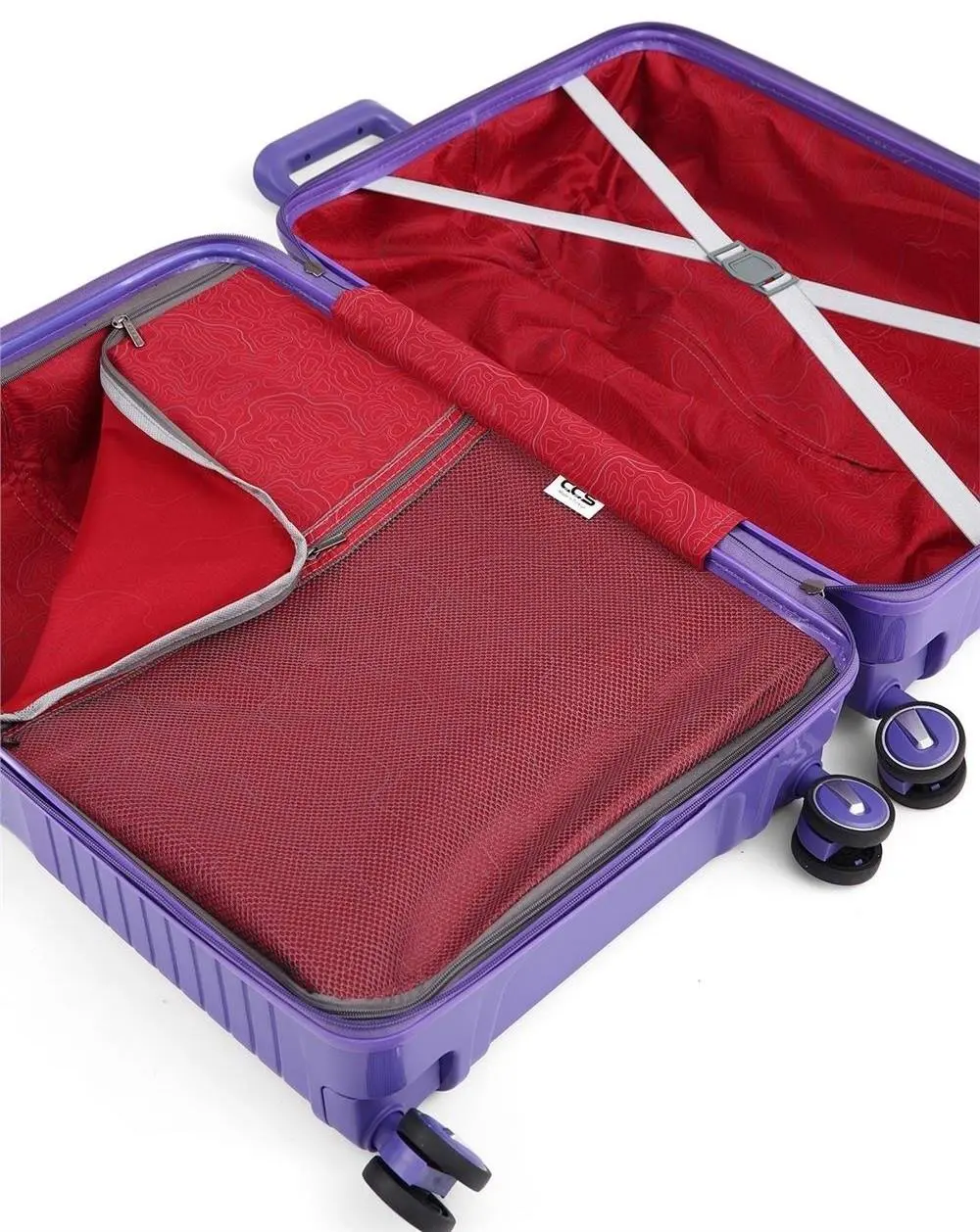 Set de valize CCS 5239 Set, violet