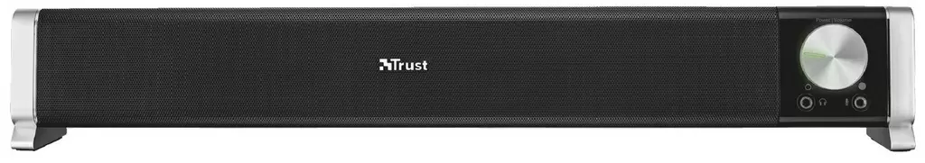 Soundbar Trust Asto Soundbar, negru/argintiu