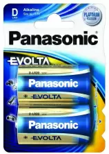 Батарейка Panasonic Alkaline Evolta D, 2шт