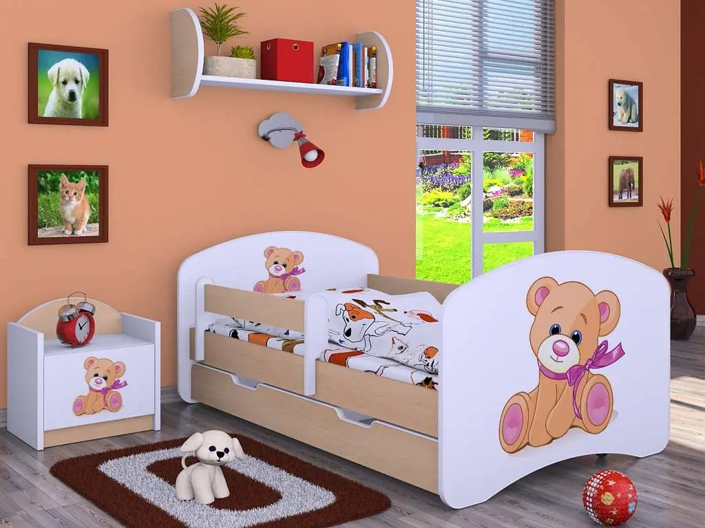 Noptieră Happy Babies Happy SZN02 Bear with Bow, alb/pară deschisă pe tehnoparc.md Noptieră Happy Babies Happy SZN02 Bear with Bow, alb/pară deschisă