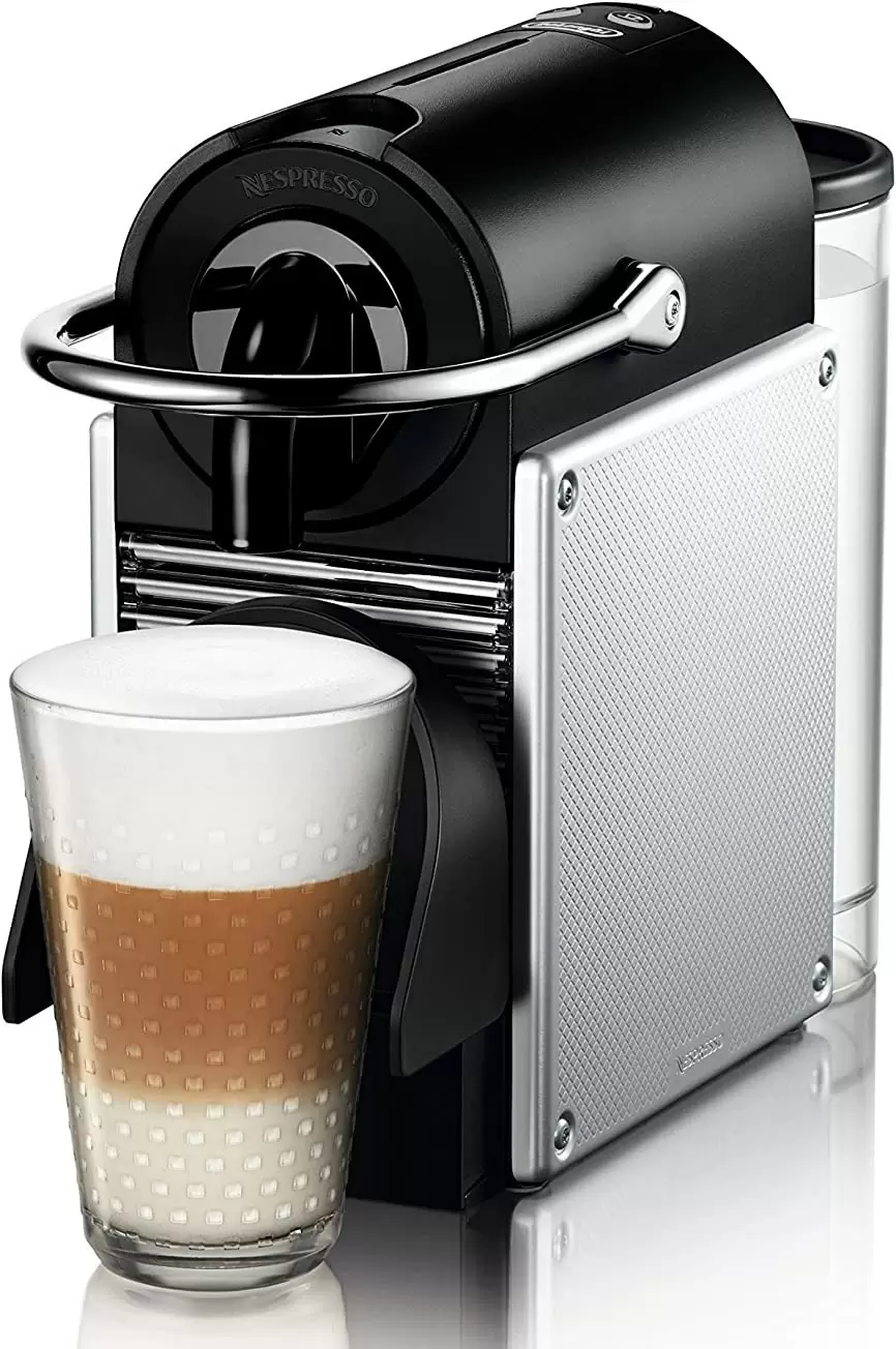 Cafetieră electrică Nespresso Pixie Aluminum, argintiu