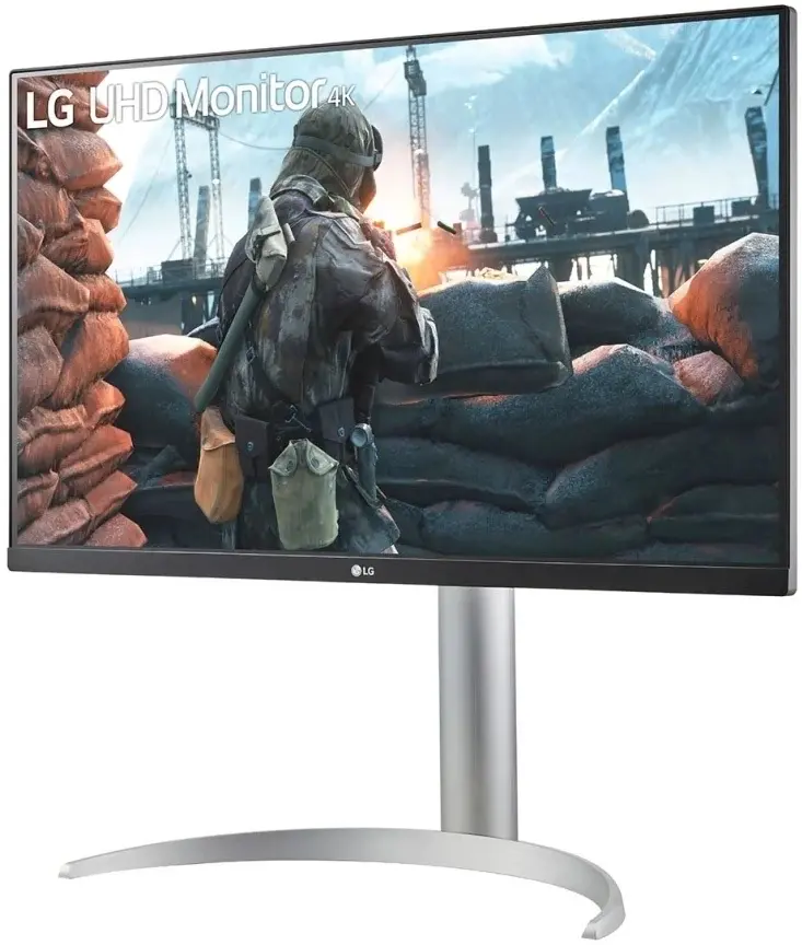 Monitor LG 27UP650-W, argintiu/negru