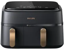 Аэрогриль Philips NA352/00, черный, черный