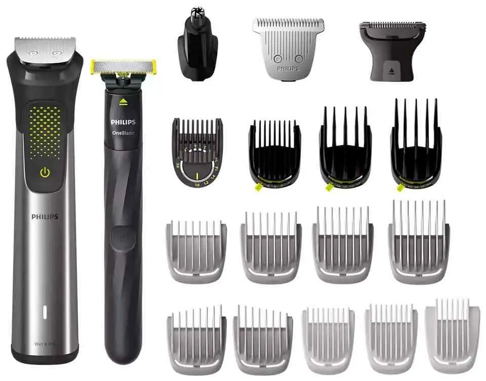 Maşină de tuns barba Philips MG9555/15, argintiu