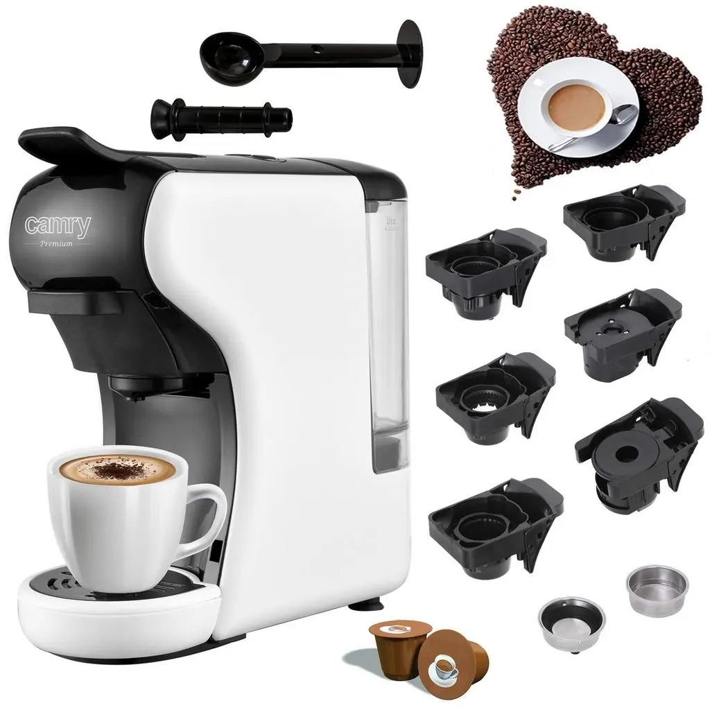 Espressor Camry CR-4414, alb/negru