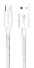 USB Кабель Helmet USB to Micro-USB 20W, белый
