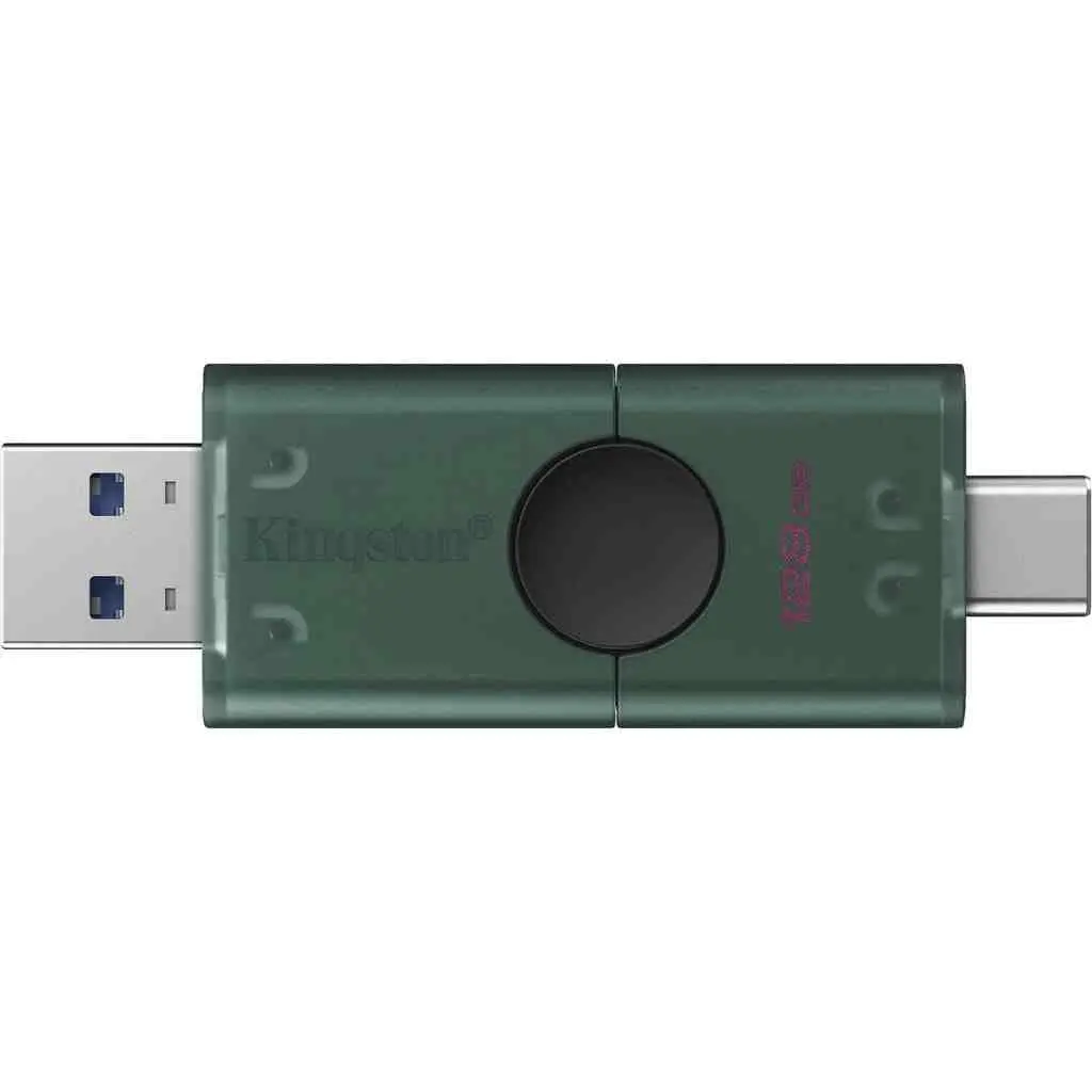 Flash USB Kingston DataTraveler Duo, 128GB, verde pe tehnoparc.md Flash USB Kingston DataTraveler Duo, 128GB, verde