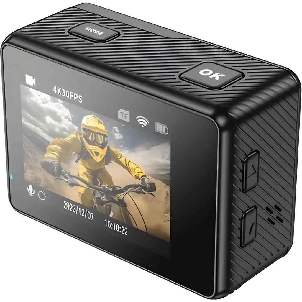 Cameră video sport Hoco DV101, negru pe tehnoparc.md Cameră video sport Hoco DV101, negru