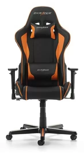 Scaun de birou DXRacer Formula GC-F08-NO-H1, negru/portocaliu