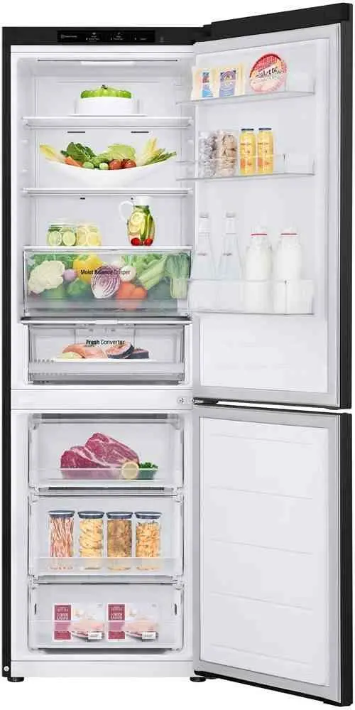 Холодильник LG GBV3100EEP, черный