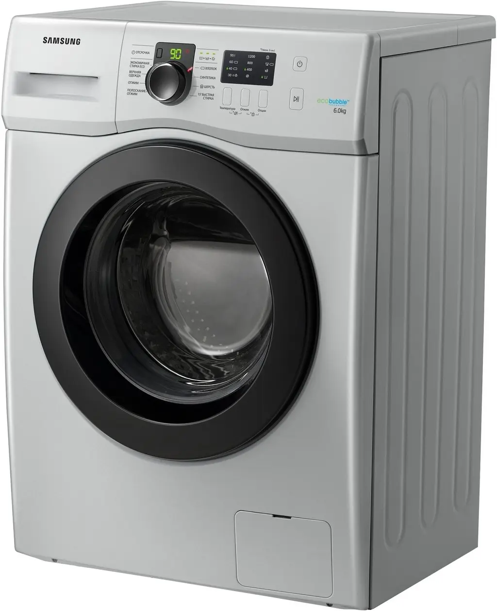 Maşină de spălat rufe Samsung WF60F1R2E2SDBY, argintiu