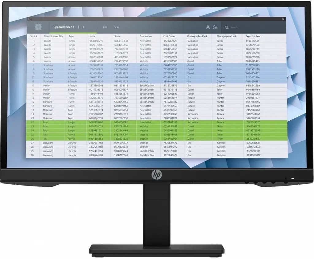 Monitor HP P24h G4, negru