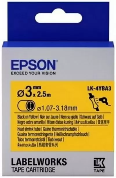 Panglică de satin Epson LK4YBA3