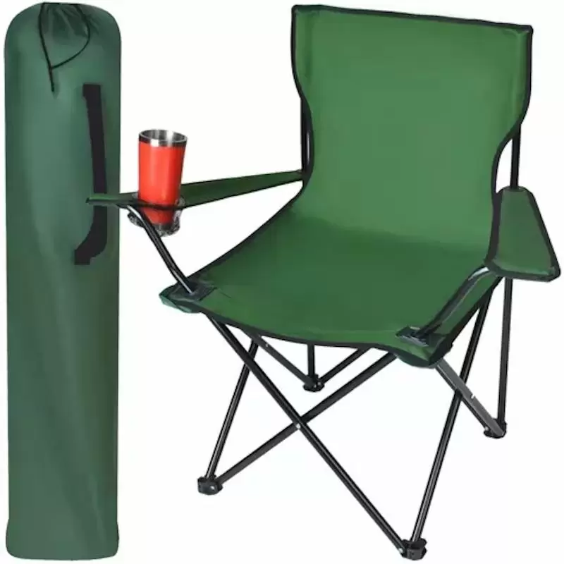 Scaun pliant pentru camping Trizand K23676, verde