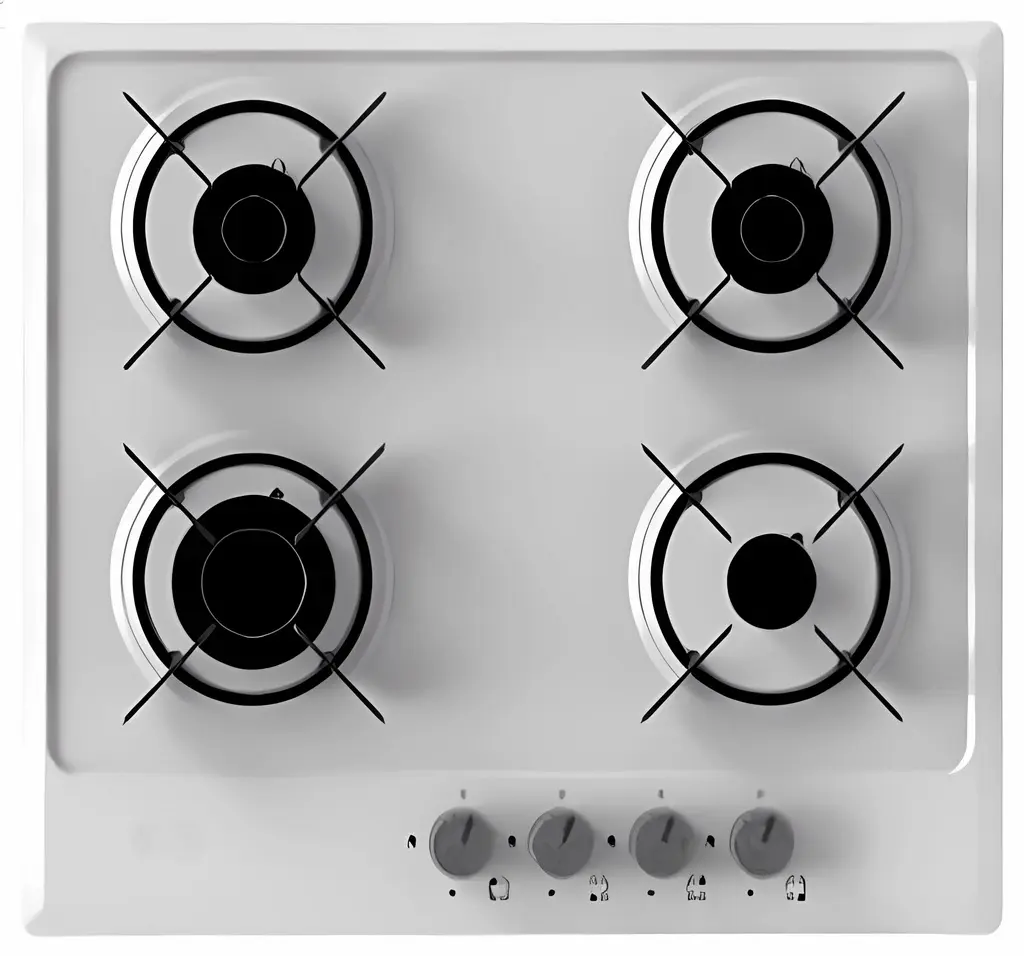 Газовая панель Eurolux HBE64GWIWH, белый