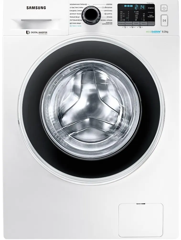 Стиральная машина Samsung WW60J52E0HWDBY, белый на tehnoparc.md Стиральная машина Samsung WW60J52E0HWDBY, белый