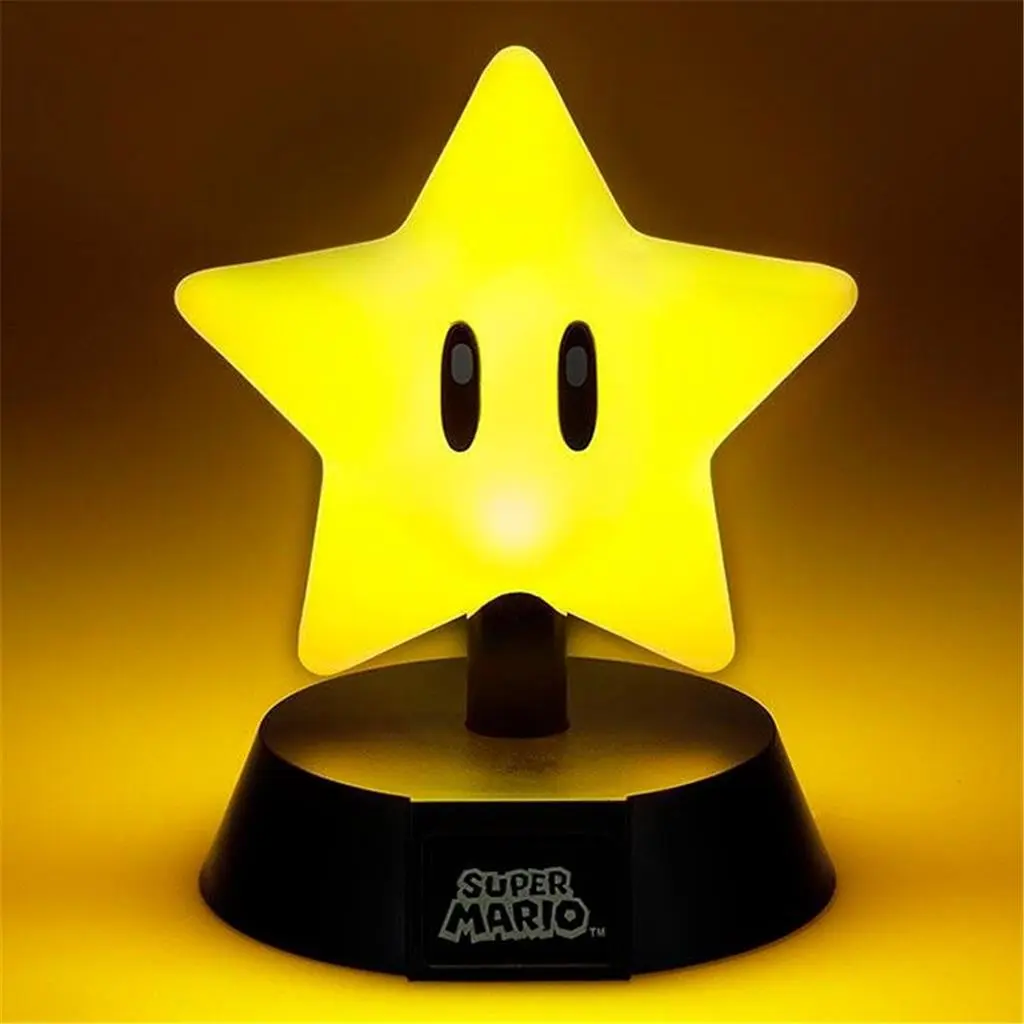 Ночной светильник Paladone Super Mario Super Star Icon Light V3 PP6361NNV3ID, желтый на tehnoparc.md Ночной светильник Paladone Super Mario Super Star Icon Light V3 PP6361NNV3ID, желтый