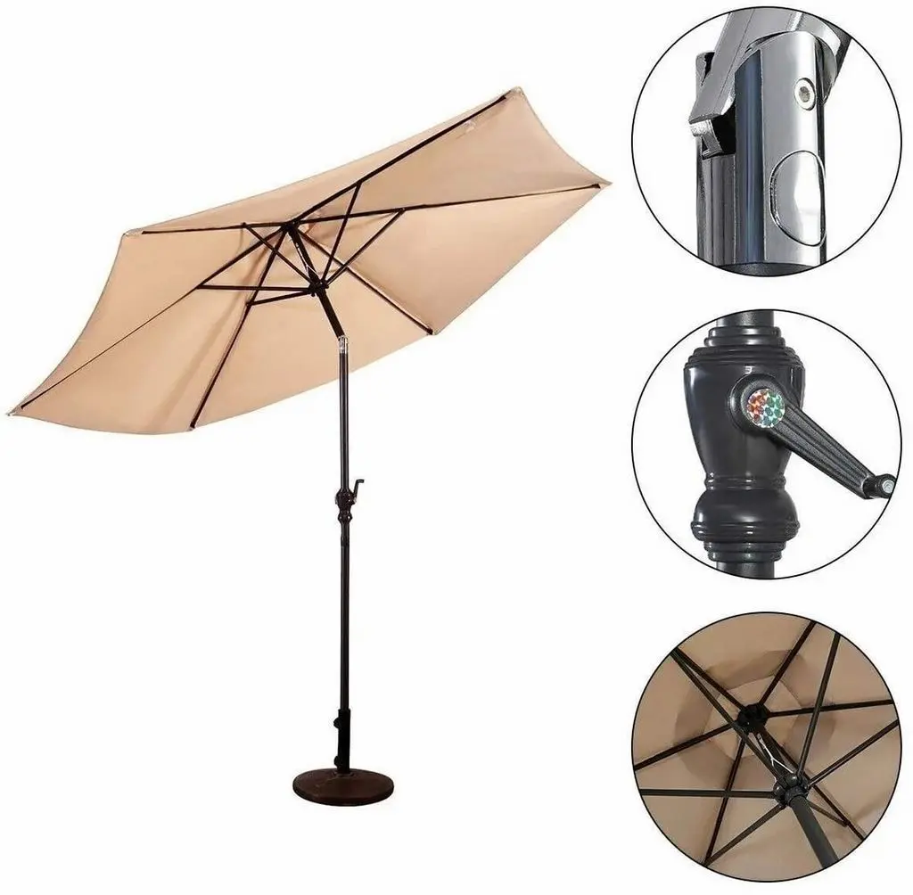 Umbrelă de gradină Costway NP11522BE, bej
