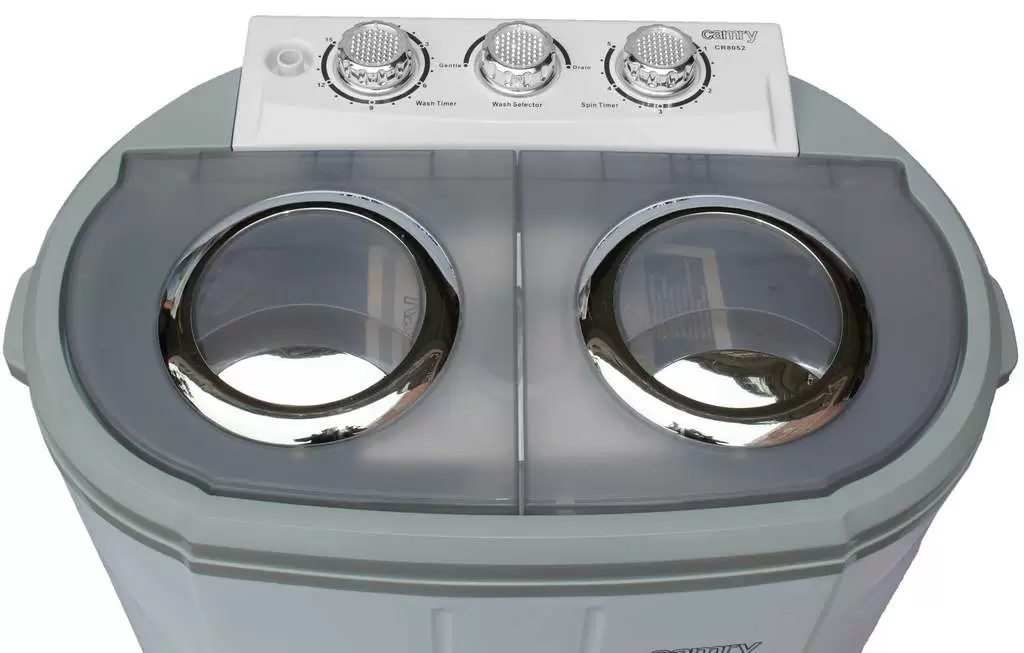 Maşină de spălat rufe Camry CR-8052, alb/gri