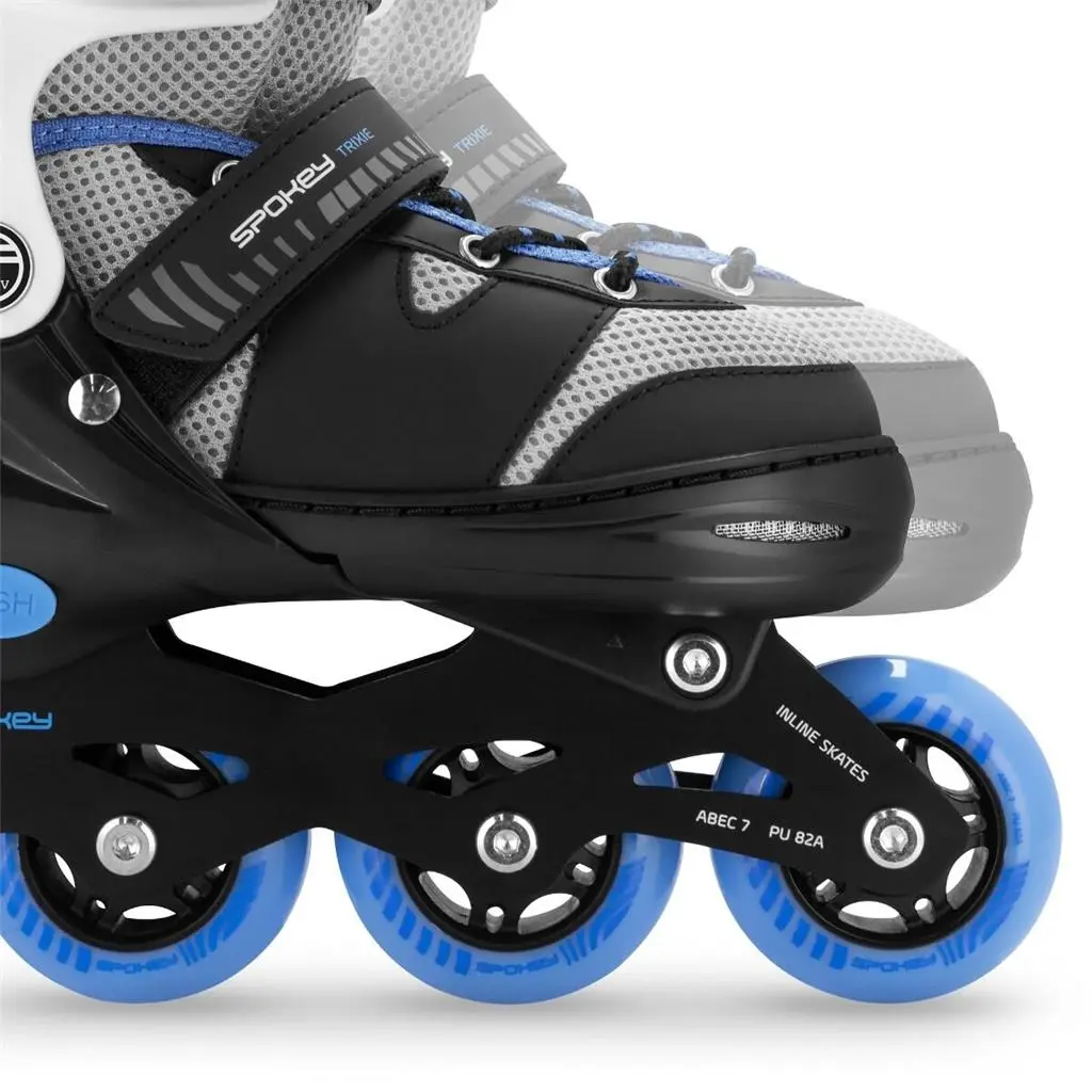 Роликовые коньки Spokey Trixie 39-42 (944632), черный/синий на tehnoparc.md Роликовые коньки Spokey Trixie 39-42 (944632), черный/синий